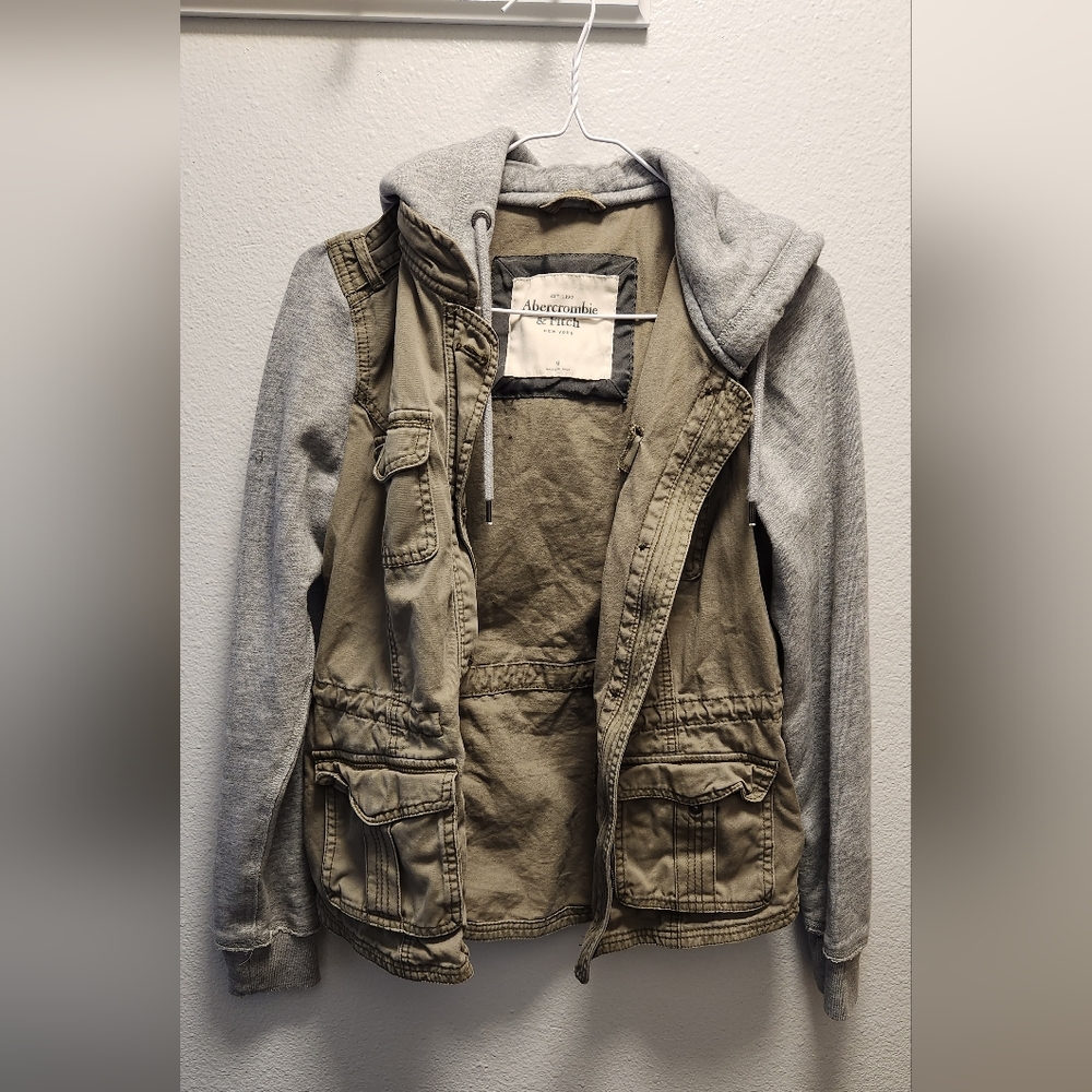 Abercrombie and Fitch zip up/button up jacket